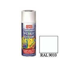 36864 8016818014988 CFG SP9010-801681809070 BOMBOLETTA SPRAY 400ML VERNICE SMALTO ACRILICO PURO RAL SP9010 BIANCO LUCIDO