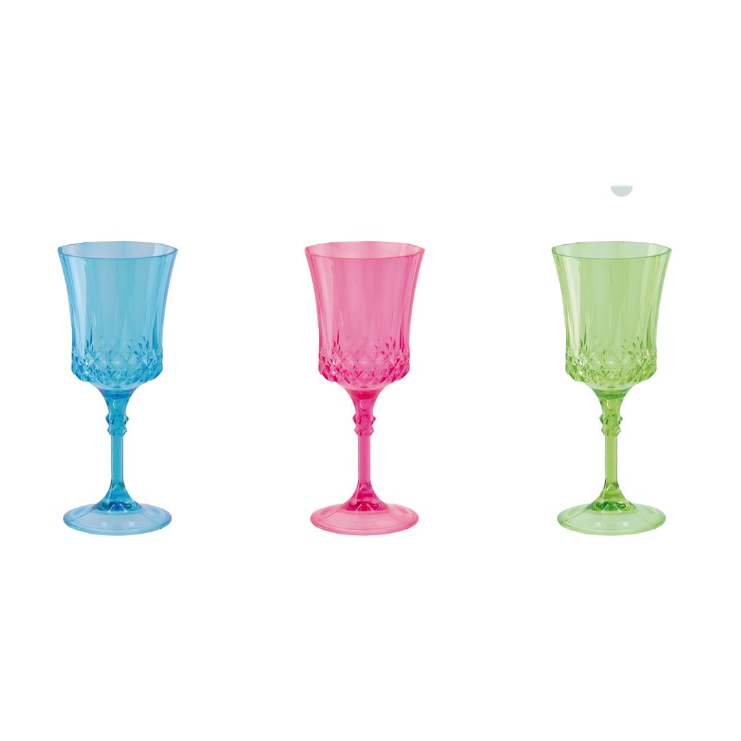 37161 8021785834804 83480 STAR CALICE IN PLASTICA COLORATA 280ML