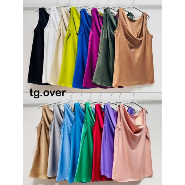 3716 9200000037162 1532 abbigliamento donna canotta di raso tg.comoda