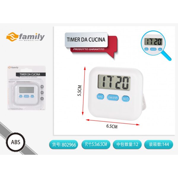 37276 8434581510214 151021 MI TIMER DIGITALE DA CUCINA