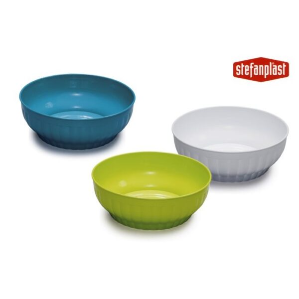 37296 8003507351882 107640 Viscio insalatiera costolata colori ass ø18cm