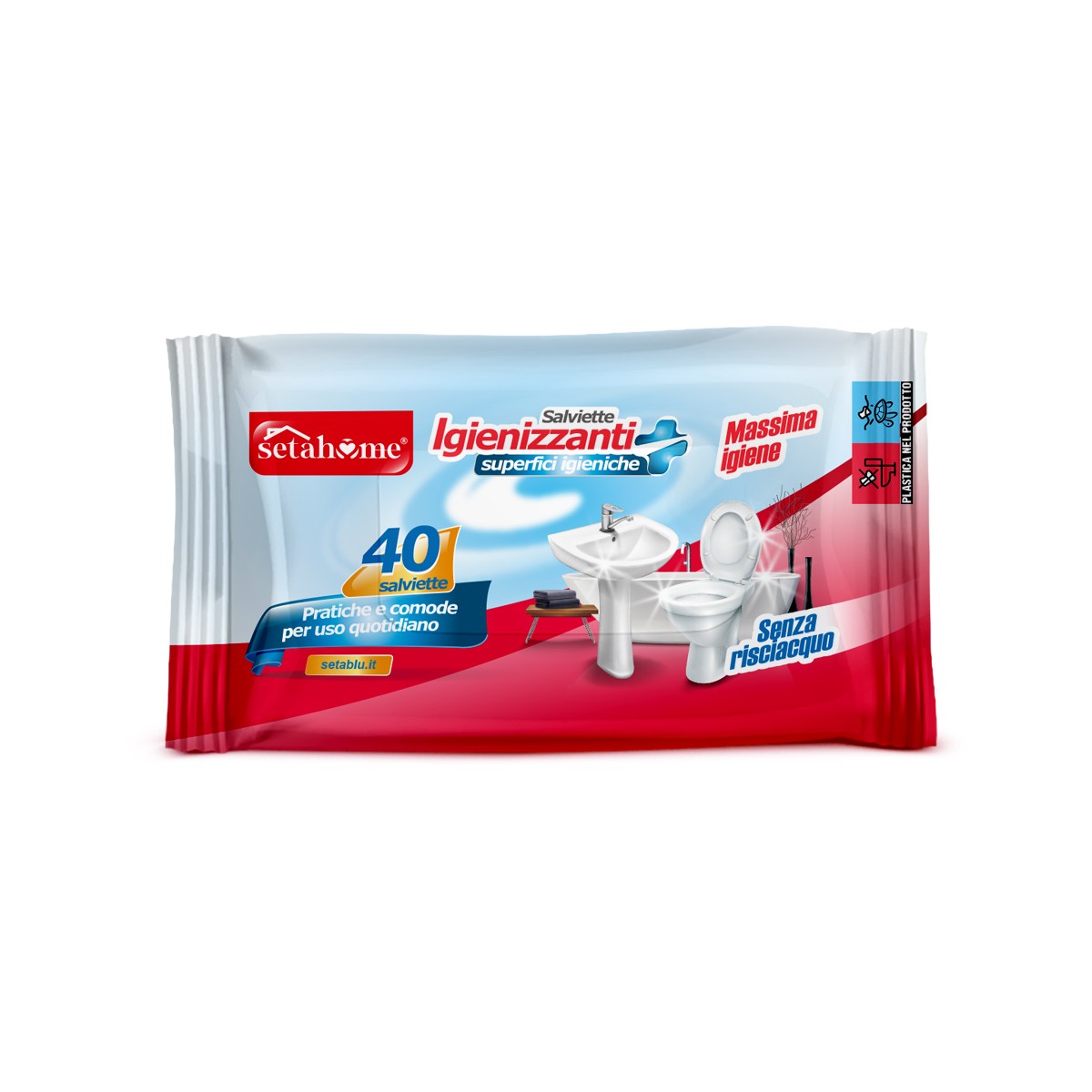 37553 8057502401776 40177 salviette igienizzanti per bagno 40pz