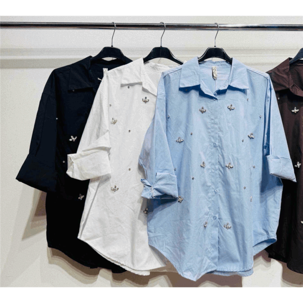 37690 9200000376902 91026 X abbigliamento donna camicia con diamante tg.comoda