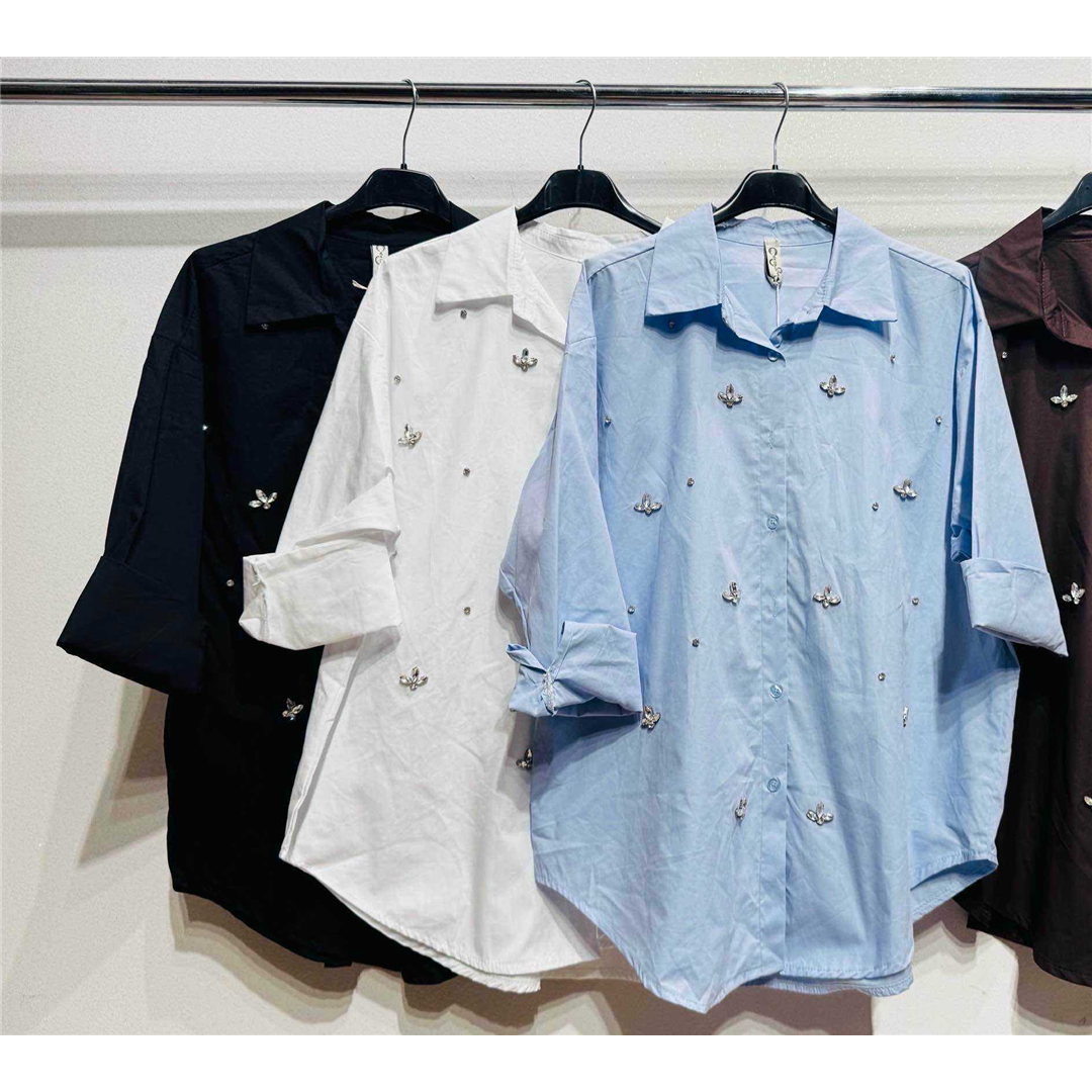 37690 9200000376902 91026 X abbigliamento donna camicia con diamante tg.comoda