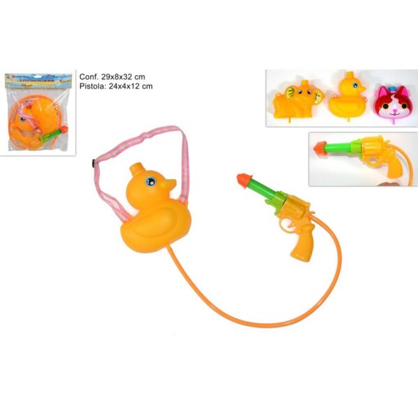 38368 8034048369951 MI011173 PISTOLA ACQUA CON CONTENITORE ANIMAL 3ASS