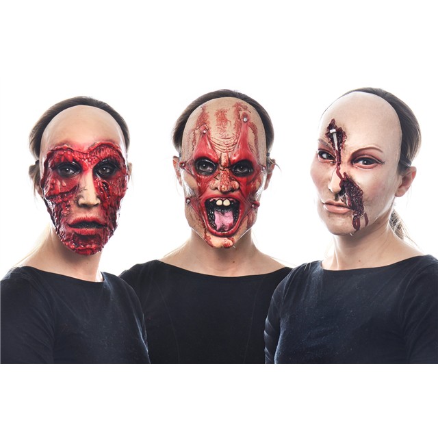 39524 3120370636436 63643 CP halloween maschera sanguinante in lattice