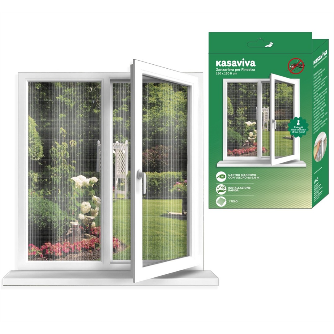 39544 8034116424131 1642413 SAIS tenda zanzariera per finestra 130x150cm