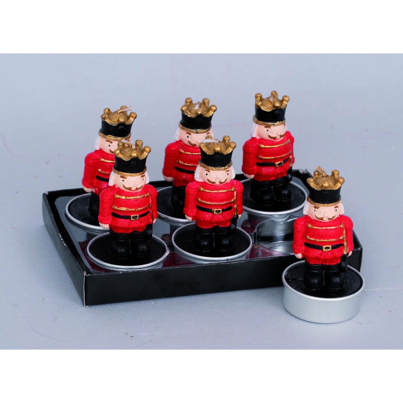 39606 8019959120006 AC-12000 candela cm.7 soldatino con giubotto rosso