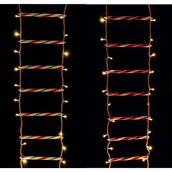 39642 8057586052000 105200 STAR scaletta luminosa 60 microled da esterno 25x340cm bianco caldo