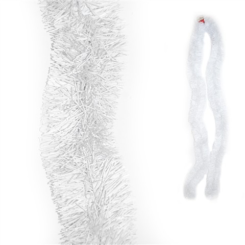39774 8050766160175 HX908710 addobbo filo natalizio ø10x270cm bianco 6p