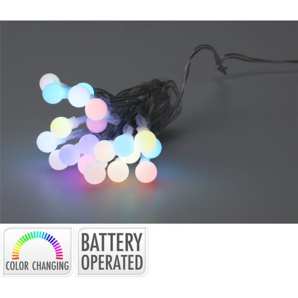 39808 8718158706638 ARX000430 filo led a batteria 20 luci rgb changing