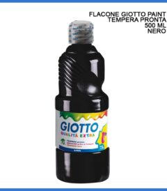39963 8000825966491 5328-24 - 0005997 giotto paint tempere pronta 500ml nero