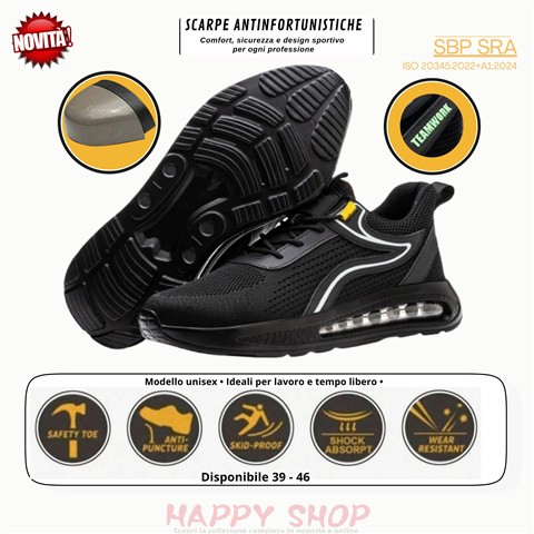 0 9290000007449 3009-0 scarpe antinfortunistiche unisex sbp sra