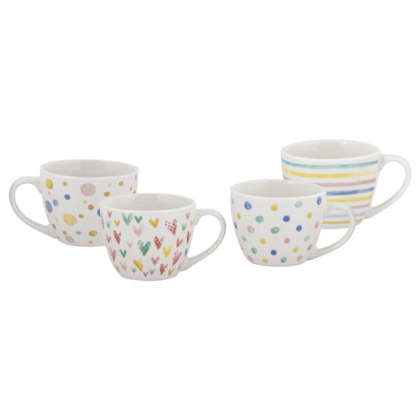 40164 8027458206343 212309 VISCIO tazzina da caffe' new bone china love 90ml
