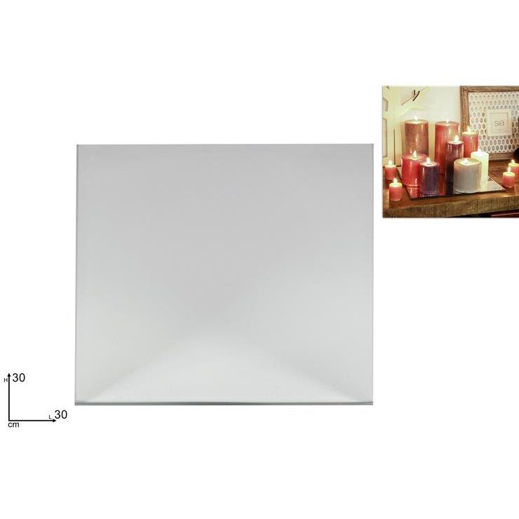 41344 8033113696077 DSO17000181 specchio deco quadrato 30x30cm