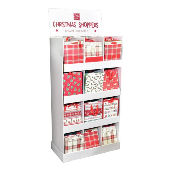 41461 8056001075914 75914 MERCURY BUSTA REGALO DI NATALE DECORI ASSORTITI 17,8X10,2X22,9CM