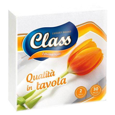 42287 8006783708067 163292 VISCIO tovaglioli di carta 2v 30pz 33x33cm class
