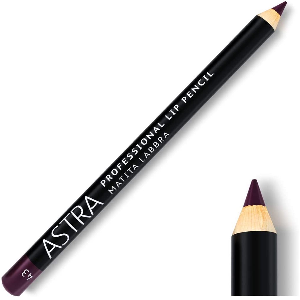 43396 8051070957796 8210043 matita labbra astra pro lip pencil 43 bordeaux