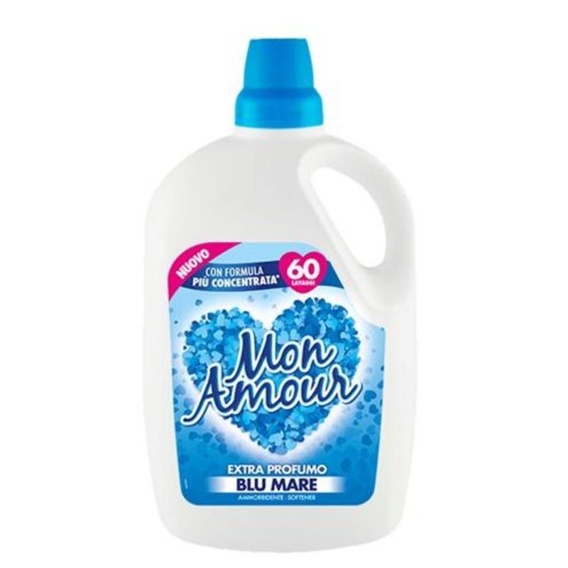 43830 8001280070709 70709 MON AMOUR AMMORBIDENTE 3LT 60 LAVAGGI BLU MARE