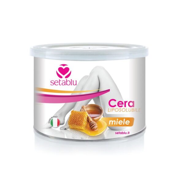 43848 8055748932481 93248 depil. cera vaso liposolubile 400ml miele