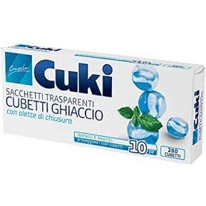 44132 8003980050517 166571 Viscio cuki sacchetti per cubetti ghiaccio 10pz 280 cubetti