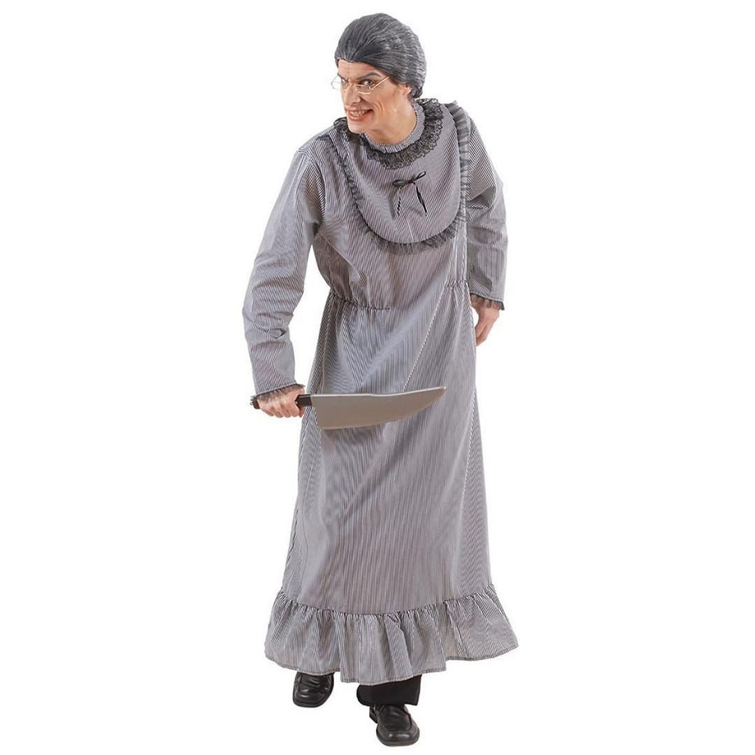 44476 8003558573103 5731G CARNEVALE COSTUME PSYCHO GRANNY ADULTO