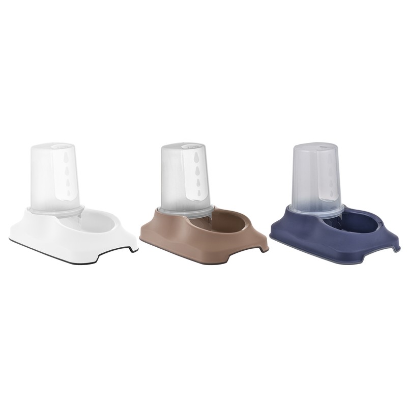 44839 8027458174093 216710 VISCIO ciotola doppia con dispenser acqua/croccantini