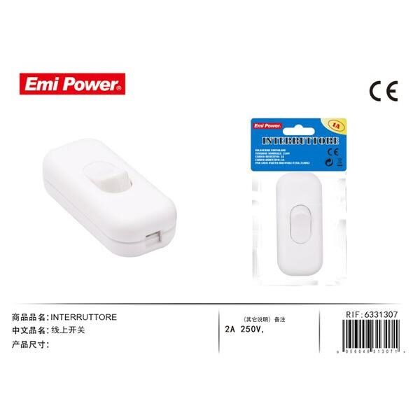 44974 8056046313071 6331307 EMI INTERRUTTORE ROMPIFILO UNIPOLARE BILANCIERE BIANCO