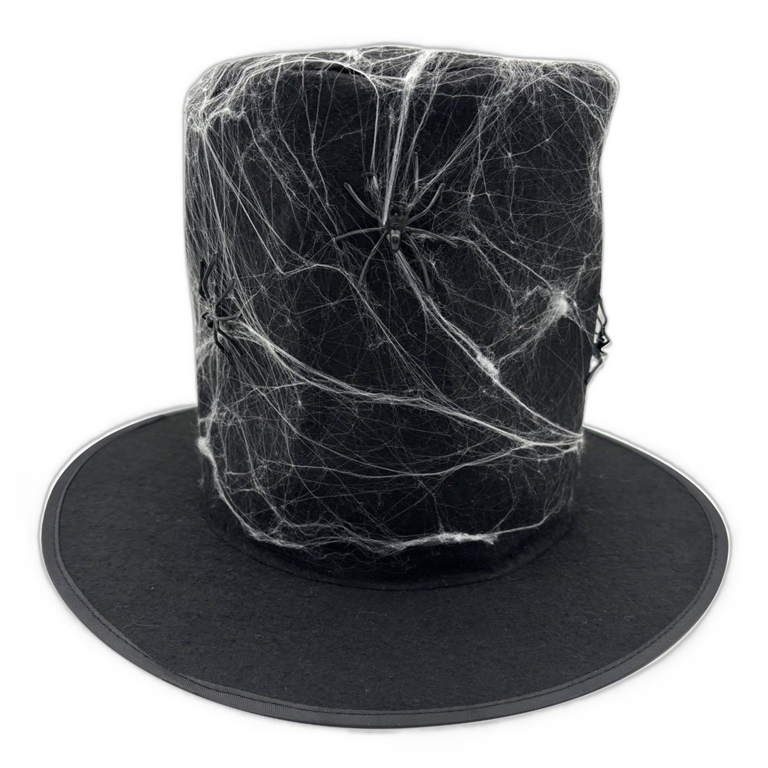 rbs45064f.jpg 45064 8034116476215 1647621 SAIS halloween cappello a cilindro con ragnatele