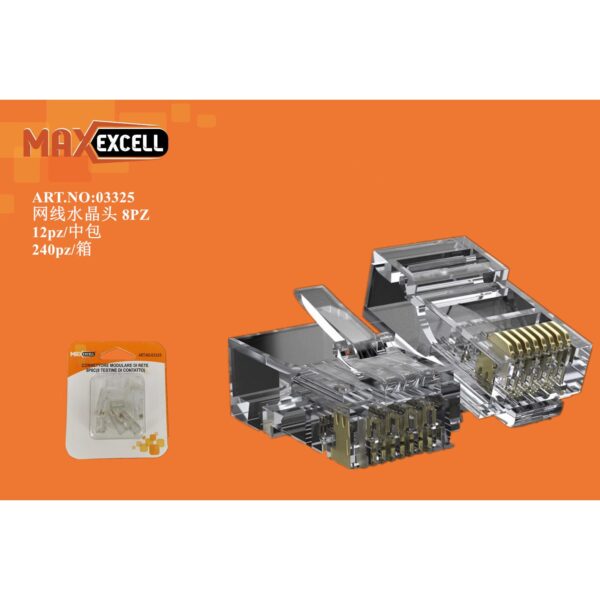 46085 8058168033257 03325 connettore di rete 6pz