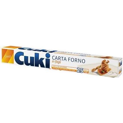 46183 8001349025336 COM32092 CARTA FORNO CUKI IN FOGLI MT.25