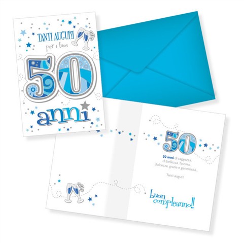 4635 8051577037427 30-501 cartolina tanti auguri per i tuoi 50 anni (c)