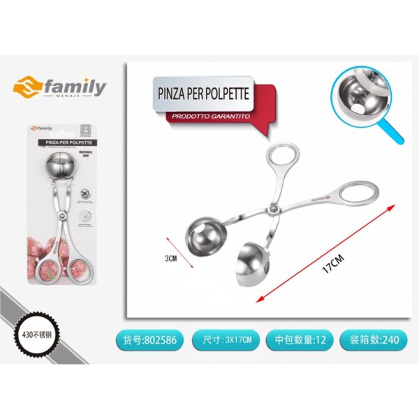 46510 8050238025865 802586 MI PINZA DA CUCINA PER POLPETTE