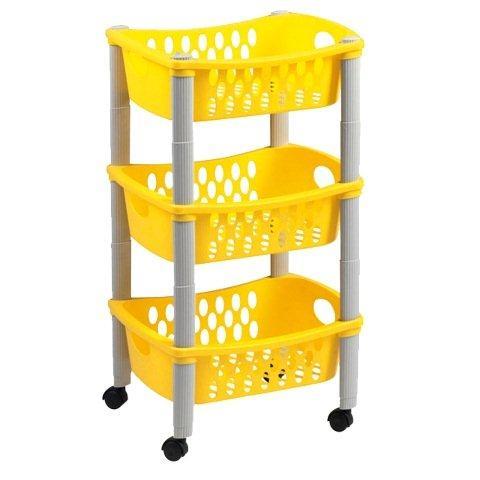 46551 8003507508453 50845-BL13 CARRELLO OTELLO 3 PIANI COLORI ASSORTITI
