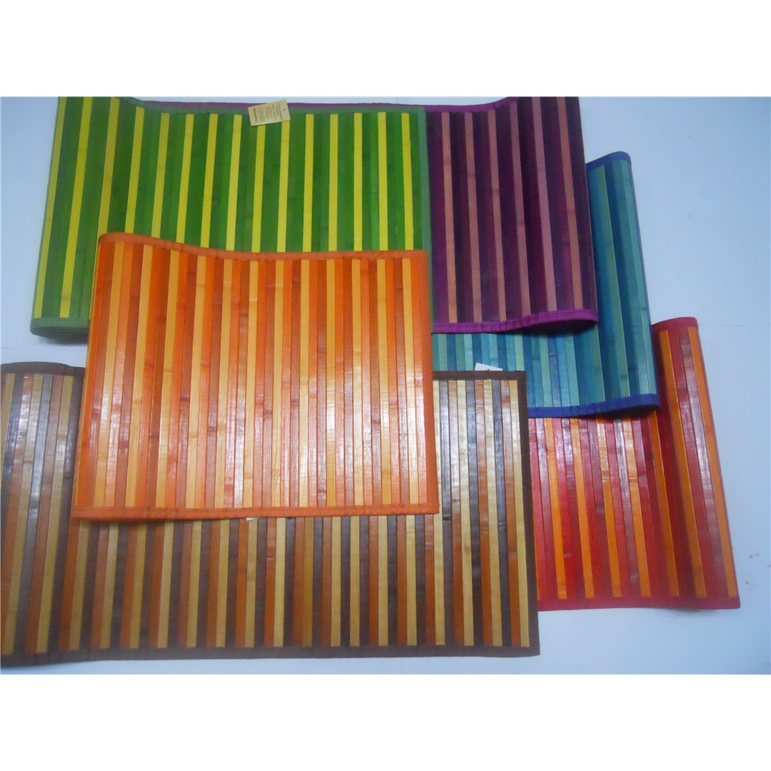 46614 8000000011701 TAP19 tappeto bamboo degrade con fondo antiscivolo ass8col 50x280cm