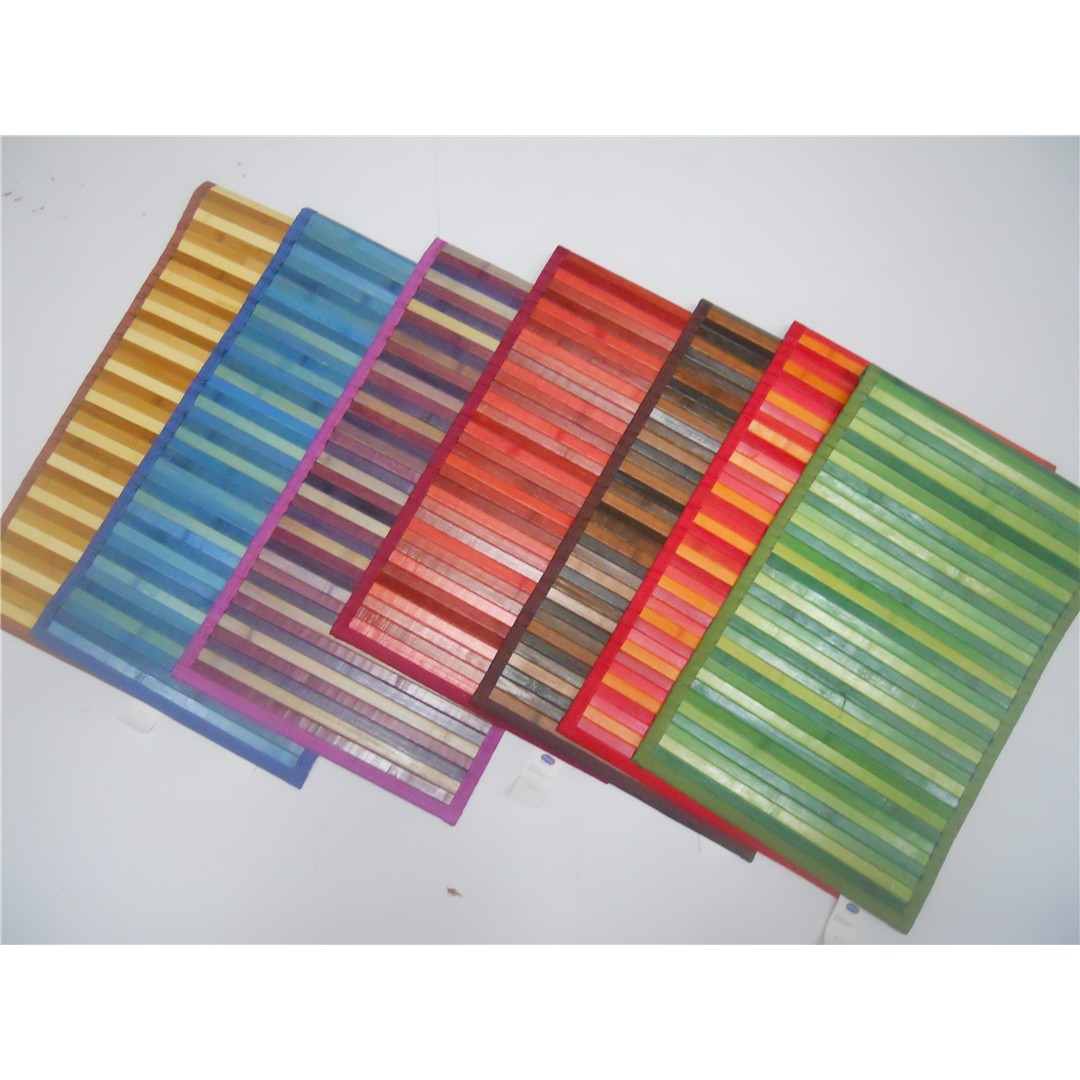 46616 8760331409157 TAP13 tappeto bamboo degrade con fondo antiscivolo ass8col 40x70cm