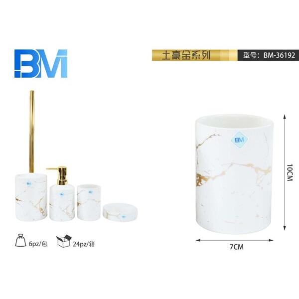 46944 8055727361929 BM-36192 PORTA SCOPINO IN CERAMICA