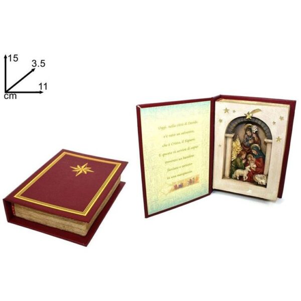 47023 8033113175169 GI003032 libro con nativita' piccola 15x3.5x11cm