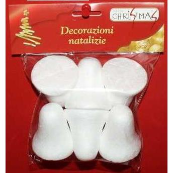 47062 8033113220418 JE003255 DECORO POLISTIROLO CAMPANE CM.5