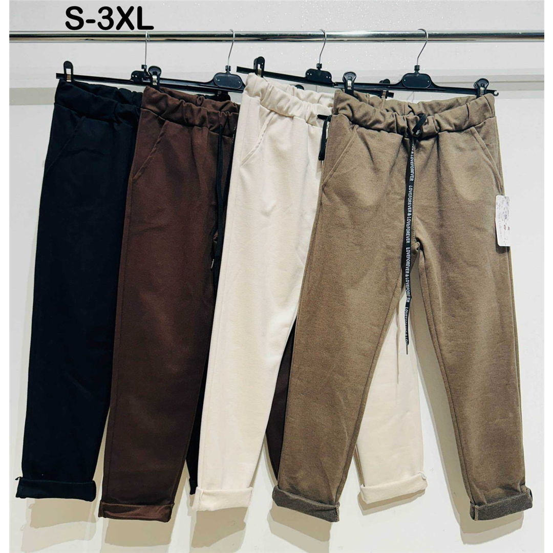 4722 9200000047222 P3438 abbigliamento donna pantaloni vita con molla size:s-3xl