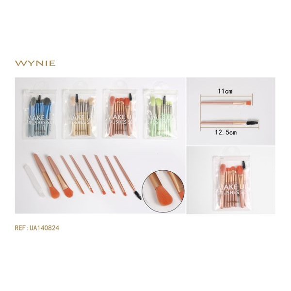 47385 8433751408245 UA140824 set pennelli per trucco