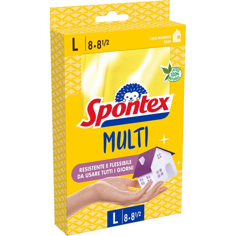 47721 3245421091382 115930 VISCIO spontex guanti in lattice casalinghi felpati large