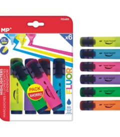 47915 8435250993406 PE489 set 6 evidenziatori fluo