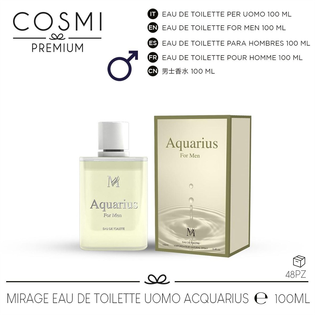 48761 8904174417126 1002786 COSMI profumo uomo edt 100ml mirage aquarius men