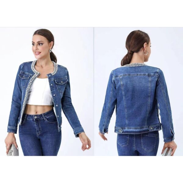 48818 9200000488186 SA6612 ABBIGLIAMENTO DONNA GIACCA DI JEANS