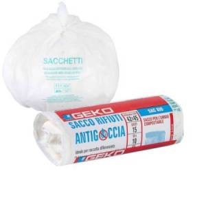 49128 8014846720000 50050/1 sacchi umido 10lt 15pz 42x45cm biodegradabile