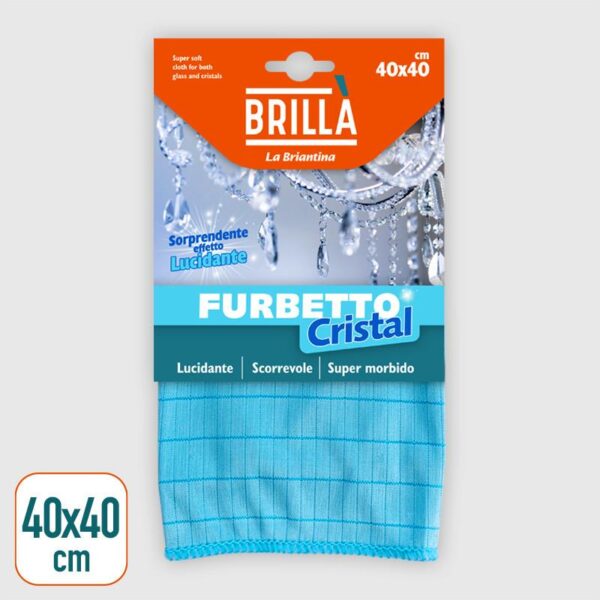 49236 8000061033285 PAN03328A PANNO FURBETTO CRISTAL CM.40 X 40