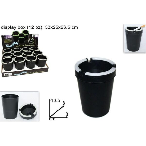 49983 8052533004835 8000483 EMI POSACENERE PLASTICA BORDI FLUO ASS. BOX