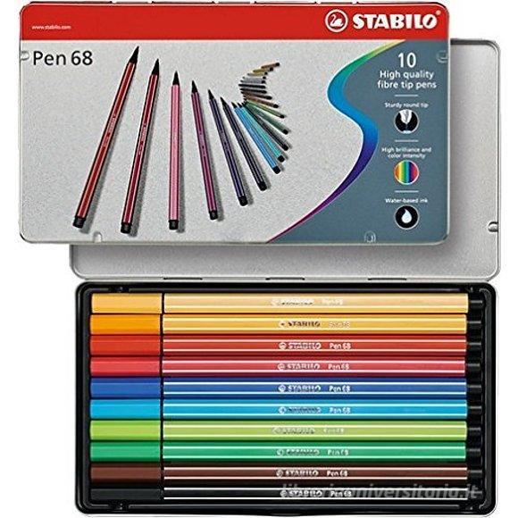 50093 4006381327145 9010213 PENNA STABILO PEN 68 SCATOLA 10PZ