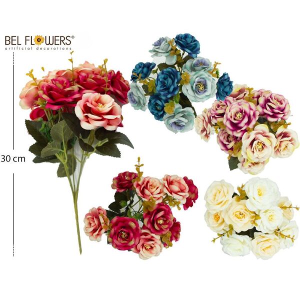 50107 8056992973244 BFNL162-97324 FIORE MAZZO PICCOLO BUSH H30CM ROSA CANINA PER 10 FIORI